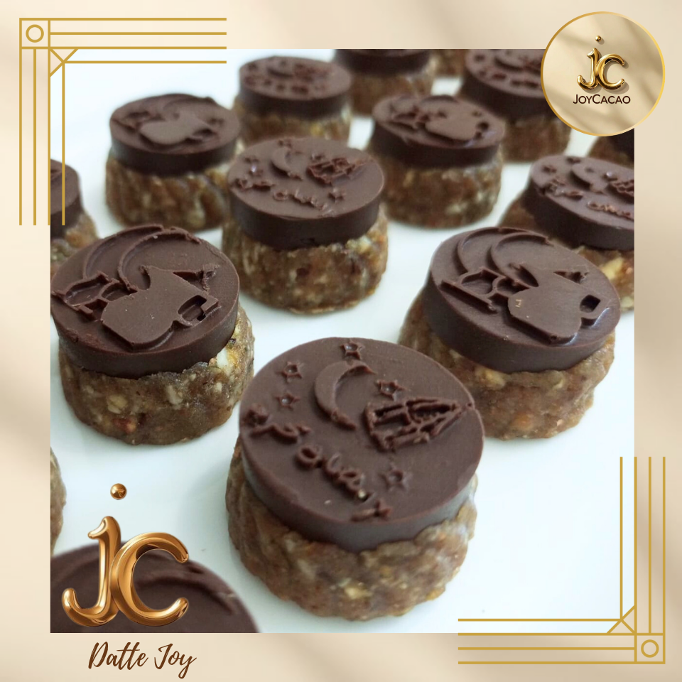 Datte Joy ronde farcie style Ramadhan sans couverture chocolat JoyCacao Tunisie