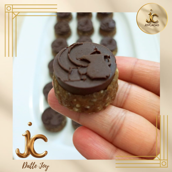 Datte Joy ronde farcie style Ramadhan sans couverture chocolat JoyCacao Tunisie