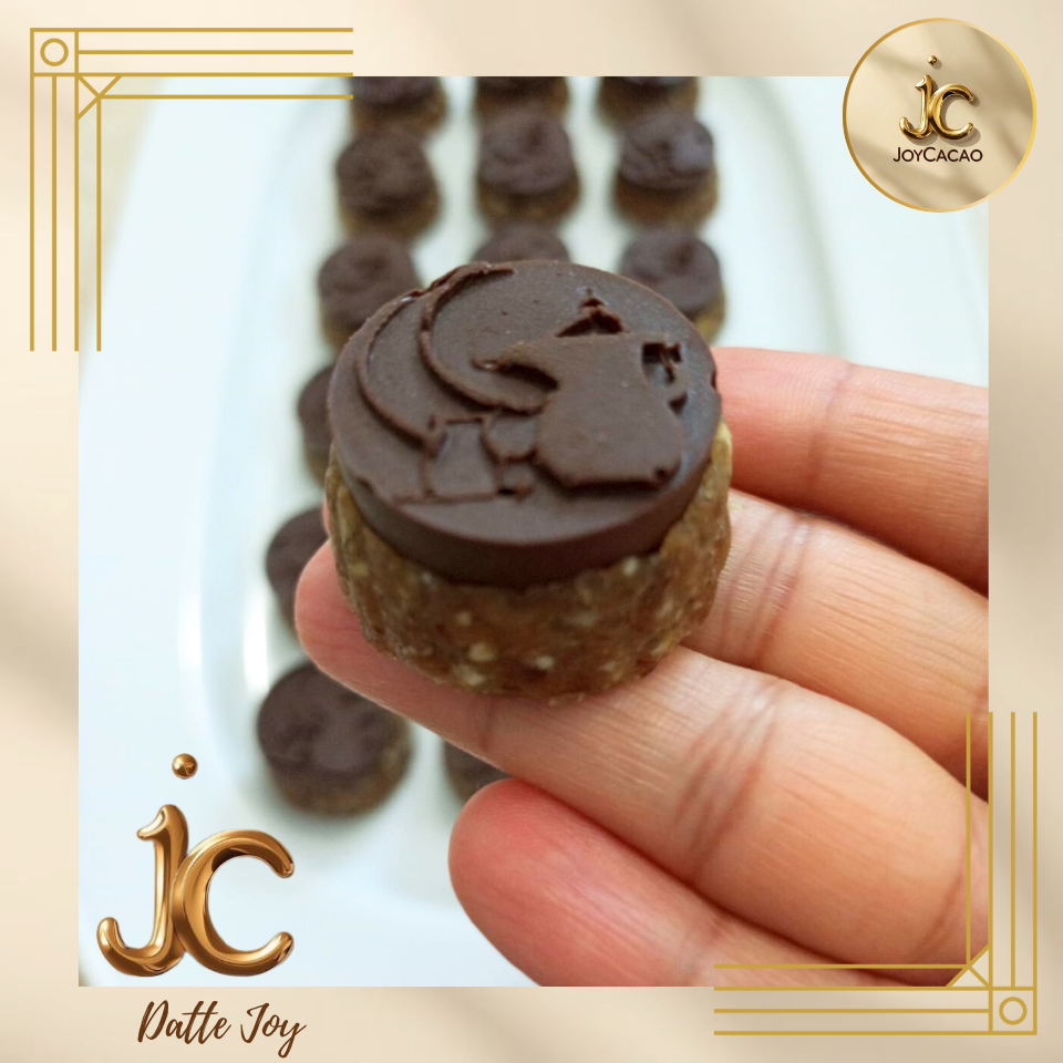 Datte Joy ronde farcie style Ramadhan sans couverture chocolat JoyCacao Tunisie