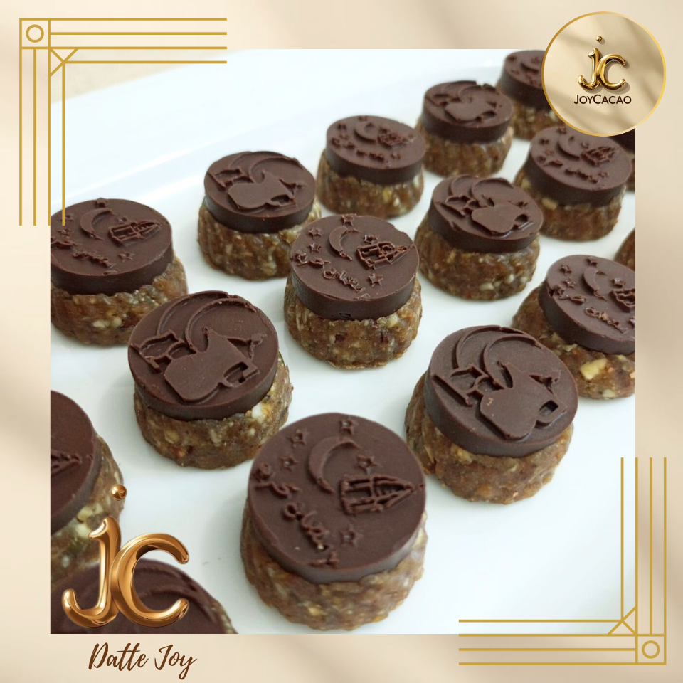 Datte Joy ronde farcie style Ramadhan sans couverture chocolat JoyCacao Tunisie